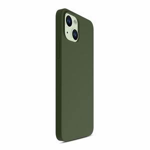 3mk Hardy Silicone MagCase Suojakuori iPhone 15 Plus:lle - vihreä