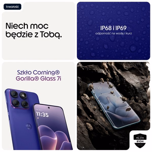 Motorola Edge 70 Fusion 5G smartphone, 17.2 cm (6.78″), Dual SIM, Android 16.0, USB-C, 12/256 GB, 7000 mAh, Violet