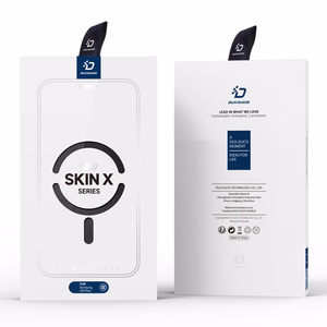 Dux Ducis Skin X Pro -suojakuori Samsung S24+:lle magneettisormuksella ja läpällä - musta
