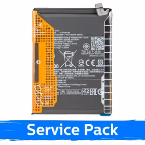 Xiaomi Redmi Note 14 Pro 5G- ja Redmi Note 14 Pro+ 5G -puhelimiin sopiva BP56-akku (Service Pack)