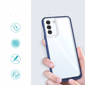 Kirkas 3in1 Kotelo Samsung Galaxy S22 + (S22 Plus) kehys geelisuojus sininen