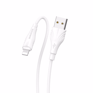 Borofone Kaapeli BX18 Optimal - USB - Lightning - 2A 1 metri valkoinen
