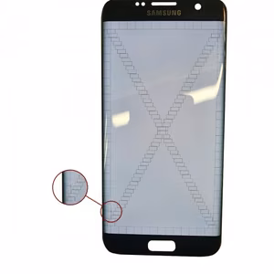LCD-näyttö yhteensopiva Samsung G935 S7 Edge musta (Uusittu: Telemax) (Vioilla 77)