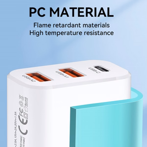 Wozinsky CWCUCW 30W USB-C / 2 x USB-A Wall Charger - White