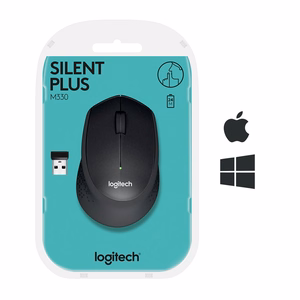 LOGI M330 Silent Plus Black - 2.4GHZ