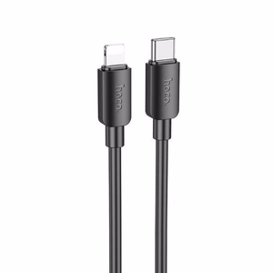 Kaapeli USB-C Lightning Hoco PD 2,4A 20W 1 m X96 musta