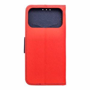Läppäsuojakuori iPhone 17 PRO MAX:lle Fancy Book punainen / laivastonsininen