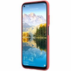 Nillkin Super Frosted Shield case for Huawei P40 Lite / Nova 7i / Nova 6 SE, bright red
