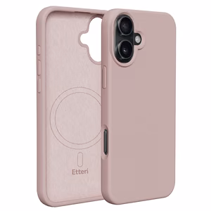 Etteri Silikoninen Mag suojakuori iPhone 16 Plus 6,7:lle vaaleanpunainen