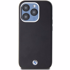 BMW Signature Wrapped Metal MagSafe Suojakuori iPhone 15 Pro:lle - musta