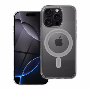 Läpinäkyvä magneettinen suojakuori (MID) iPhone 16 Pro, MagSafe-yhteensopiva