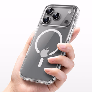 Rock Crystal Shield Series Magneettinen Suojakuori iPhone 17 Pro Max:lle läpinäkyvä