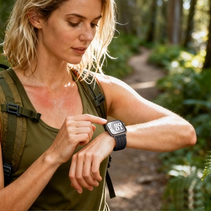 Tech-Protect nailonranneke Huawei Watch Fit 3 / 4 / 4 Pro / 5 / 5 Pro - musta