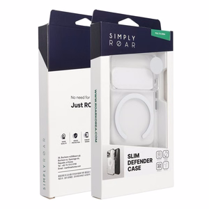 ROAR Suojakuori SLIM DEFENDER yhteensopiva MagSafe iPhone 17:lle läpinäkyvä