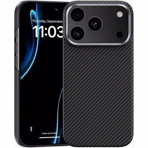 Musta Benks Magnetic Armor Air 600D kevlar- ja metallikehyksinen suojakuori (C.K.FL.AP.BK.A072) malleihin iPhone 18 Pro / iPhone 17 Pro