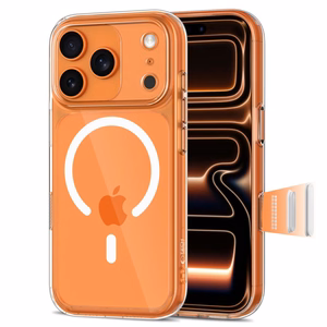 Tech-Protect Magpeak MagSafe CC Suojakuori iPhone 17 Pro:lle - Läpinäkyvä