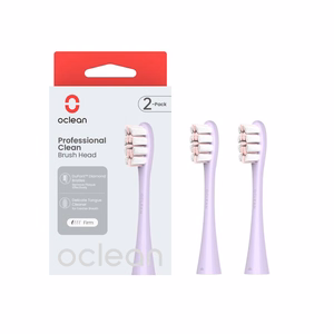 Oclean Professional Clean P1C13/P02 -vaihtopäät sähköhammasharjaan, 2 kpl – violetit