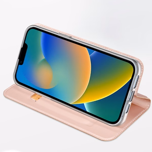 Dux Ducis Skin Pro Holster Flip Cover for iPhone 14 Plus pink