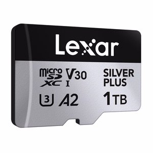 Lexar High-Performance Silver Plus microSDXC -muistikortti, 1 TB + sovitin