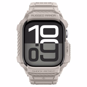 Spigen Rugged Armor Pro V2 Apple Watch 10/11 46mm Dune Beige
