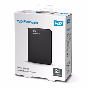 WD Elements ext portable HDD USB3.0 2TB