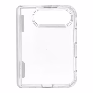 Läpinäkyvä Forcell F-Protect 4sD-i Clear 2.5 mm Premium Hinge suojakuori iPhone Duo -puhelimelle