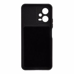 Camshield Soft Suojakuori Xiaomi Redmi Note 12 5G/Poco X5:lle musta