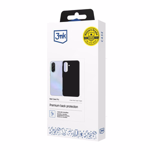 3mk Matt Case Pro -suojakuori Samsung Galaxy A37:lle, mattamusta