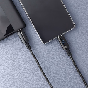 Kaapeli USB C - USB C Forcell F-Energy QC4.0 PD 5A 100W Digital 1,2 m C277 musta