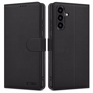 Tech-Protect Lompakkokuori Samsung Galaxy A36 5G:lle - mattamusta