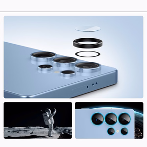 Spigen Optik Pro Glas.Tr Ez Fit kameransuoja 2 kpl Samsung Galaxy S25 Ultra -puhelimelle musta