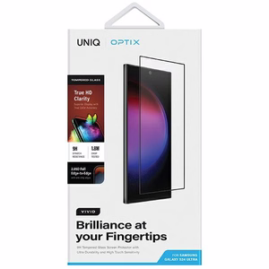 Uniq Optix Vivid lasi Samsung Galaxy S24 Ultralle applikaattorilla