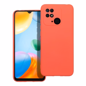 Silikoninen Suojakuori Xiaomi Redmi 10C:lle persikka