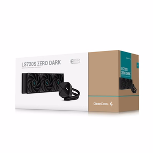DeepCool LS720S Zero Dark prosessorin all-in-one nestejäähdytin 12 cm musta 1 kpl