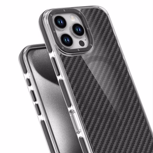 Suojakuori iPhone 17 PRO MAX:lle Fiber MagSafe-yhteensopiva musta