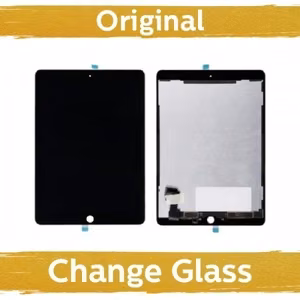 LCD-näyttö yhteensopiva iPad Air 2 / (2. sukupolvi) musta alkuperäinen (uudistettu: Kiina)