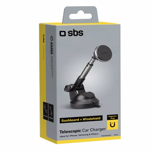 SBS TESUPMAGEXT Teleskoopit älypuhelinteline MagSafe-yhteensopiva - musta