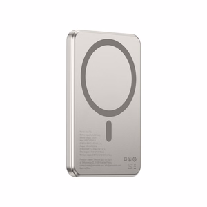 Forcell F-Energy Slim F5K9 -varavirtalähde, MagSafe-yhteensopiva, 5000 mAh, 15 W, QC 4.0, PD 3.0, Cloud Dancer