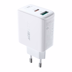 Acefast wall charger USB Type C / USB 32W, PPS, PD, QC 3.0, AFC, FCP white (A5 white)