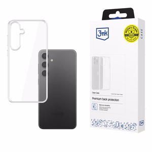 3mk Clear Case Suojakuori Samsung Galaxy S25:lle - läpinäkyvä