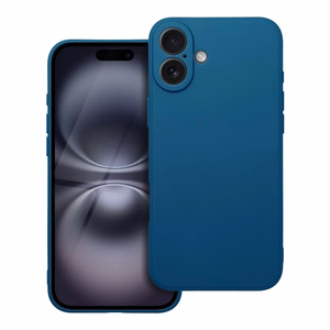 Matta sininen Suojakuori iPhone 16 PLUS:lle