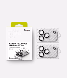 Ringke Camera Full Cover -kameransuojalasi, 2 kpl:n pakkaus iPhone 18 Pro Max -mallille, musta