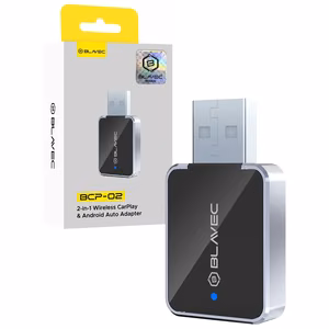 Blavec BCP-02 Wireless CarPlay/Android Auto Adapter black