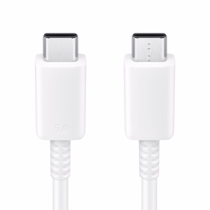 Samsung EP-DN975BWEGWW USB-C - USB-C 5A 480Mb/s Kaapeli 1m - valkoinen