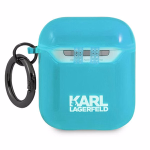 Karl Lagerfeld Choupette kotelo AirPods 1/2 - sininen
