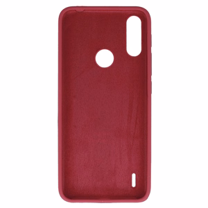 Silicone Lite Suojakuori Motorola Moto E7 Power/E7i Power - viininpunainen