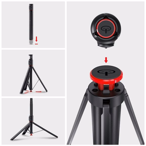 FORCELL F-GRIP F170XL automaattinen selfie-tikku kaukosäätimellä ja kolmijalalla musta