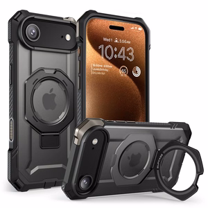 Supcase UB Grip Mag MagSafe Suojakuori iPhone 17 Air:lle - Musta