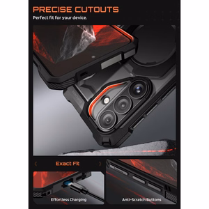 Supcase UB Grip Mag MagSafe Suojakuori Samsung Galaxy S26:lle - Musta
