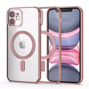 Tech-Protect MagShine Line MagSafe iPhone 11 Suojakuori - vaaleanpunainen